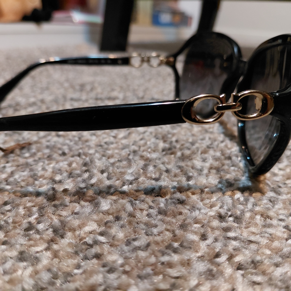 Coach Women's Sunglasses - Black and Purple - Picture 7 of 7